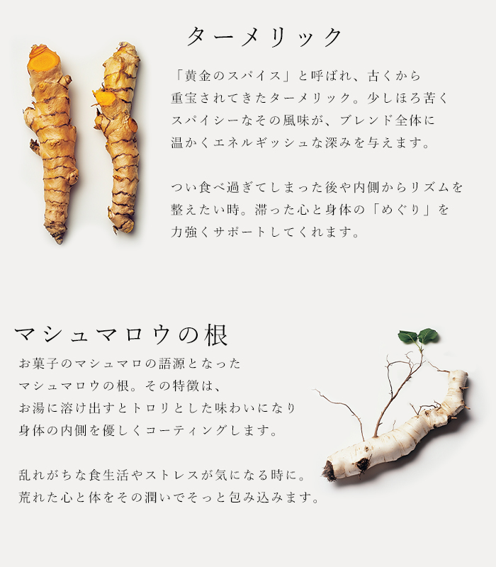 バイオダイナミック農法で育ったハーブを使用した腸内環境の巡りをサポートするエピクローブのハーブティリーフ